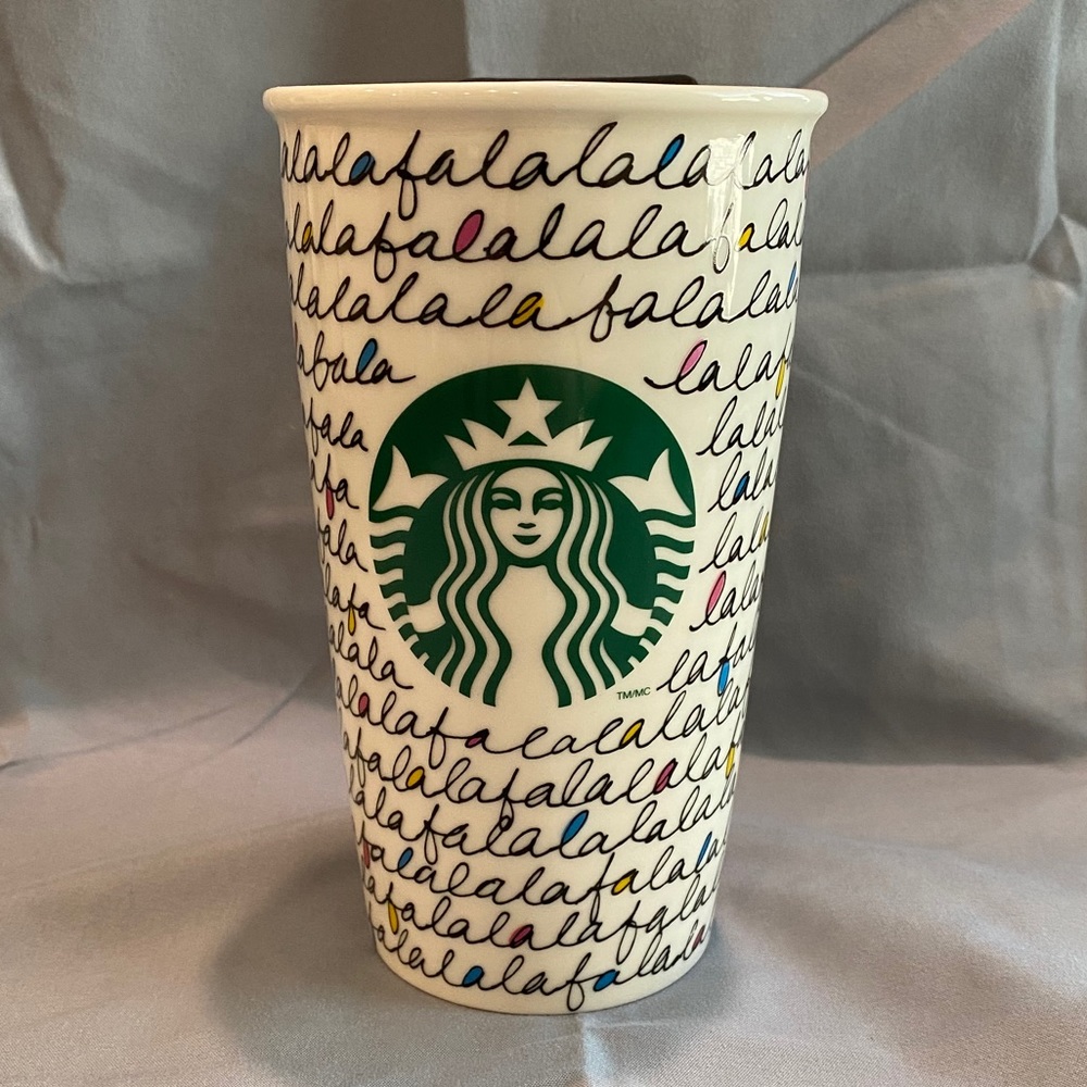 2011 Starbucks Holiday FaLaLaLaLa Travel Mug